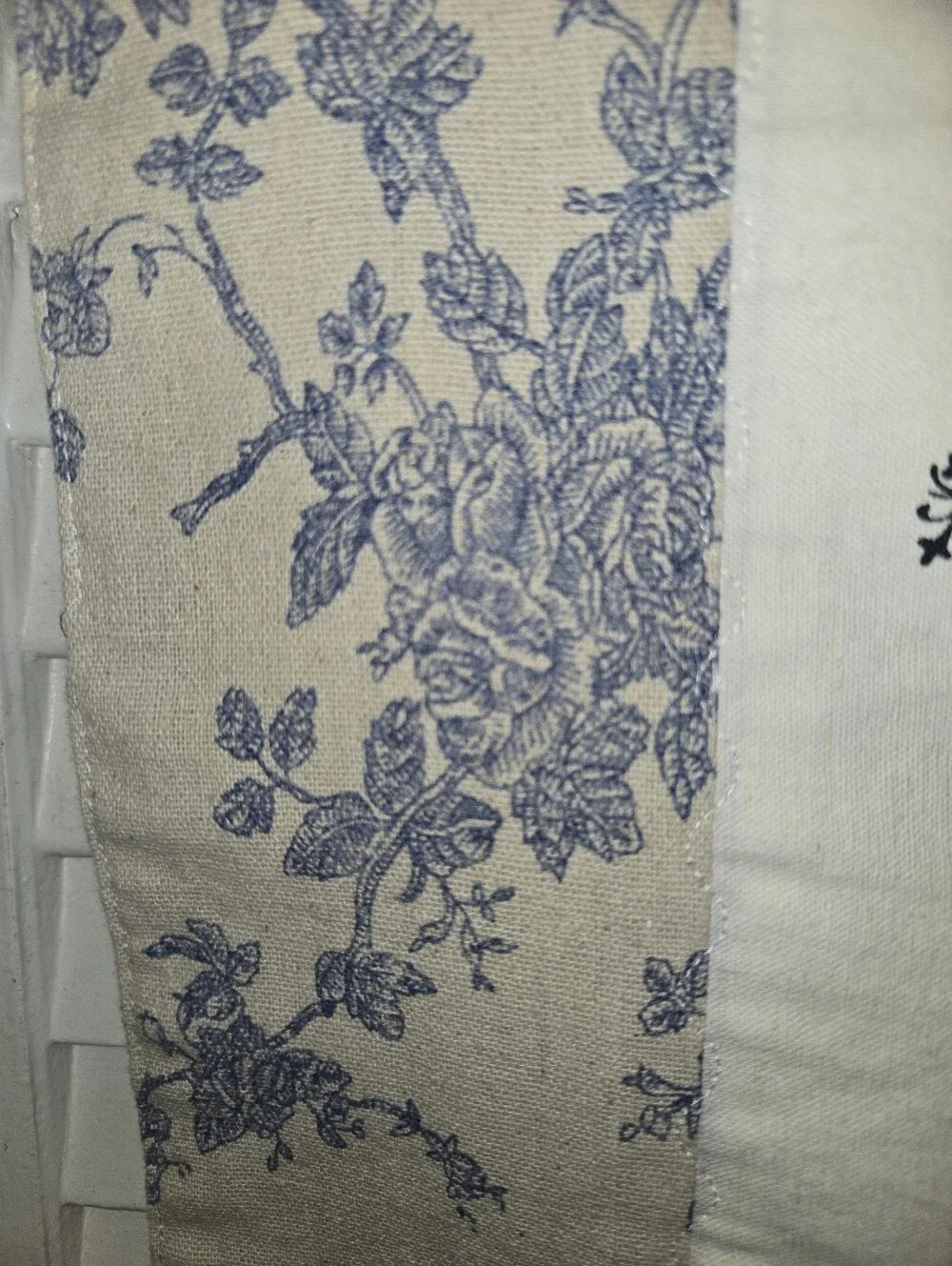 Vintage French Country Reversible Fabric Placemats Set of 2 Tea & Silverware Pri